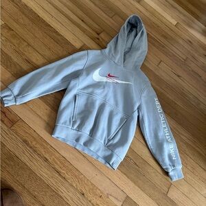 Nike Athletic Dept Light Blue Youth Boys Size Small Sweatshirt Hoodie